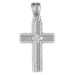 14K or 18K Gold Latin Cross Pendant