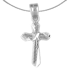 14K or 18K Gold Latin Cross Pendant