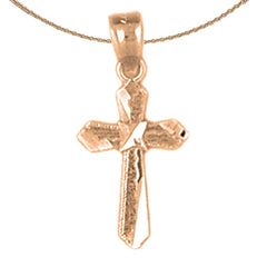 14K or 18K Gold Latin Cross Pendant