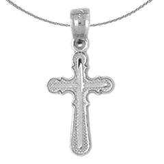 14K or 18K Gold Latin Cross Pendant