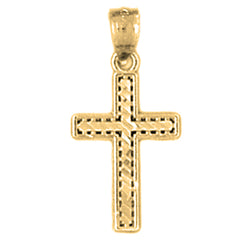 14K or 18K Gold Latin Cross Pendant