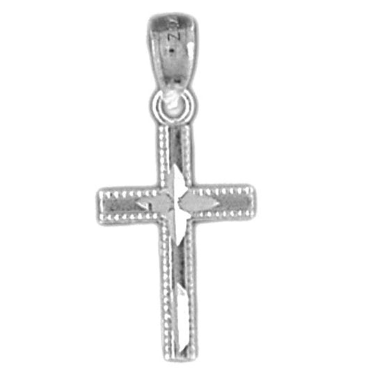 14K or 18K Gold Latin Cross Pendant