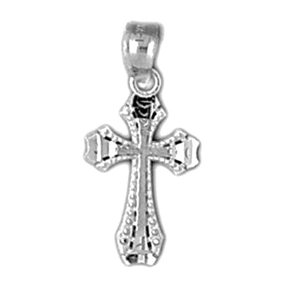 14K or 18K Gold Latin Cross Pendant