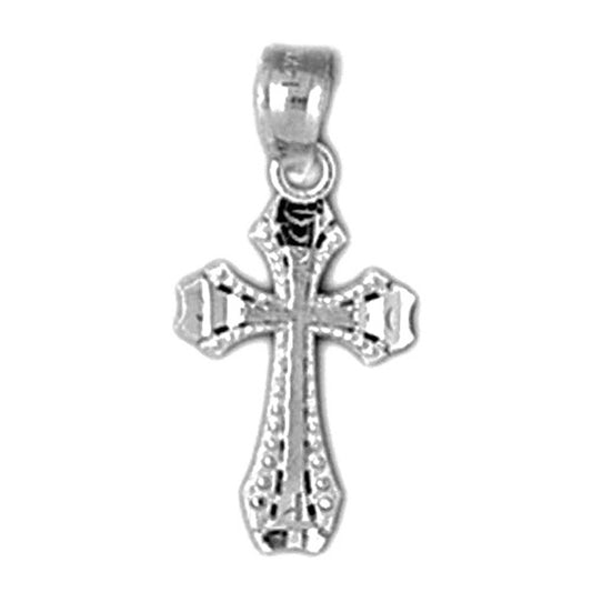 14K or 18K Gold Latin Cross Pendant