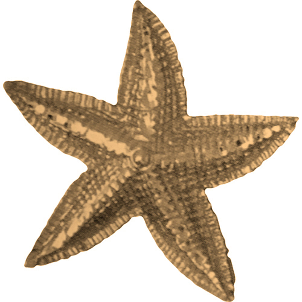 10K, 14K or 18K Gold Starfish Pendant