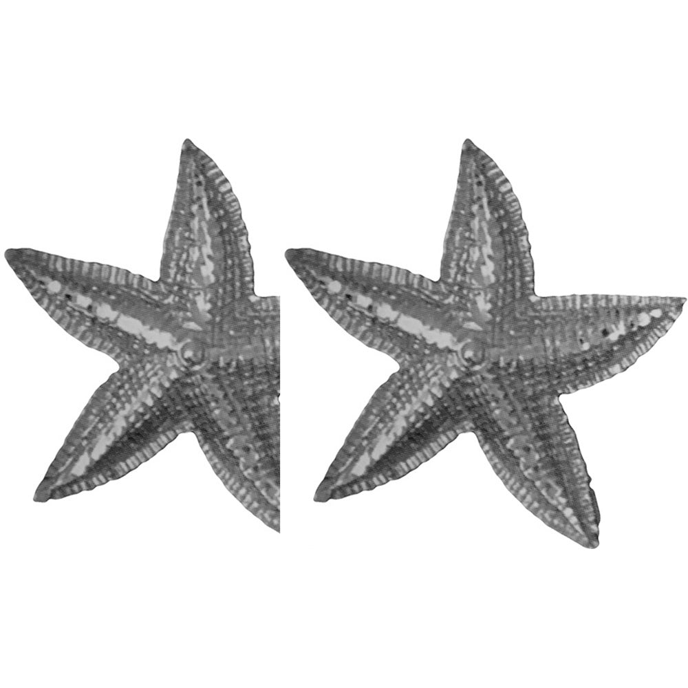 14K or 18K Gold 31mm Starfish Earrings
