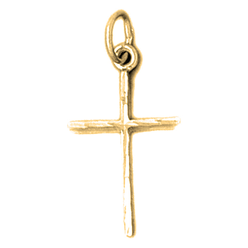 14K or 18K Gold Latin Cross Pendant