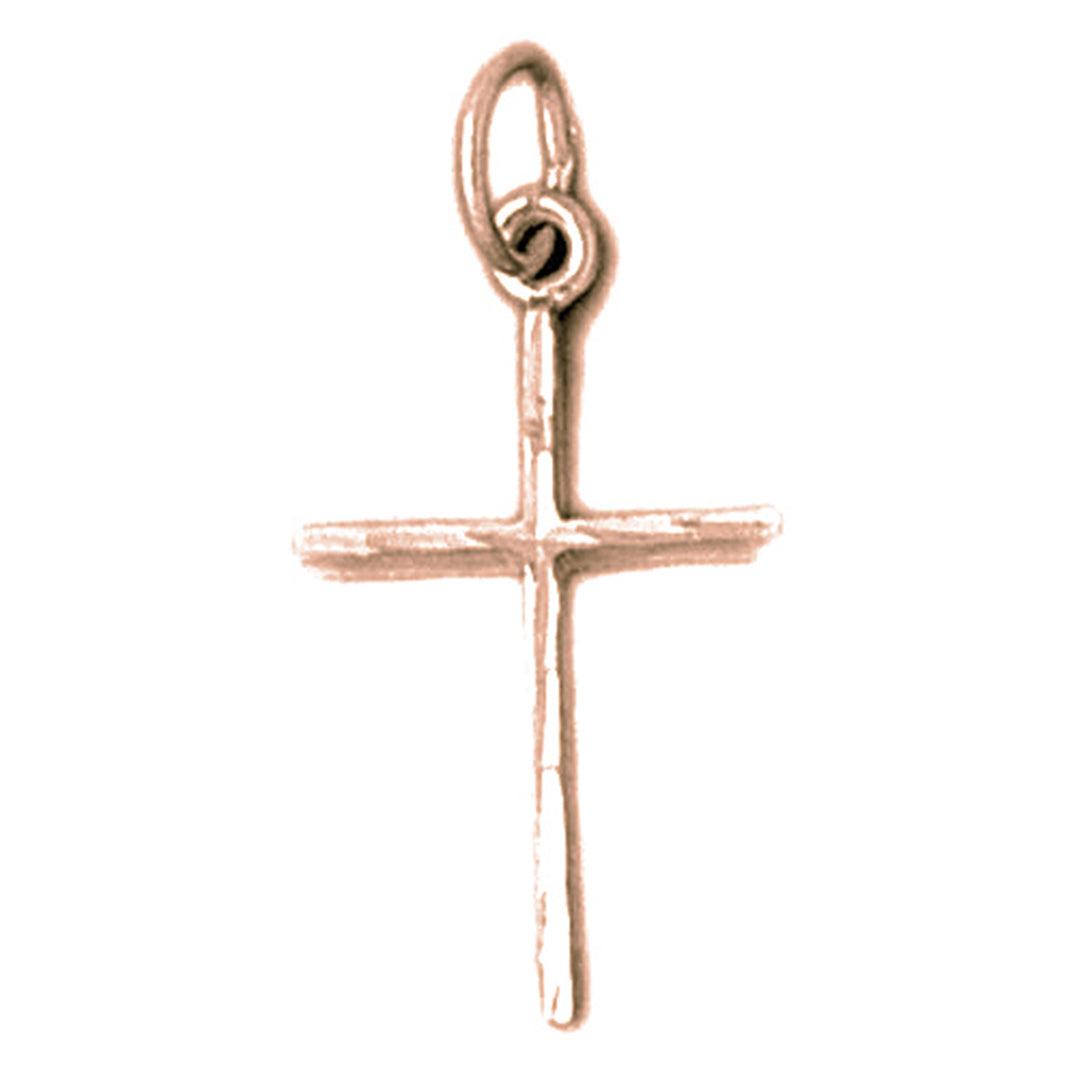 14K or 18K Gold Latin Cross Pendant