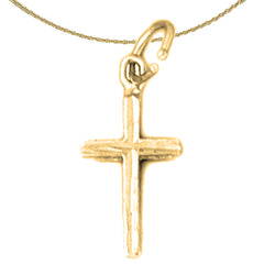 14K or 18K Gold Latin Cross Pendant