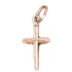 14K or 18K Gold Latin Cross Pendant