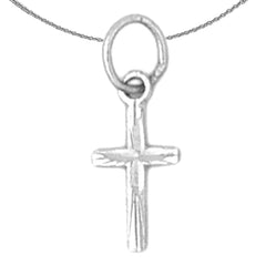 14K or 18K Gold Latin Cross Pendant