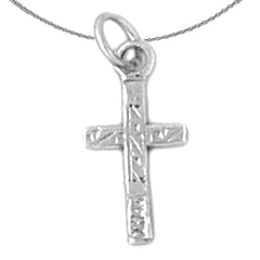 14K or 18K Gold Latin Cross Pendant