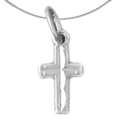 14K or 18K Gold Latin Cross Pendant