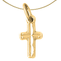 14K or 18K Gold Latin Cross Pendant