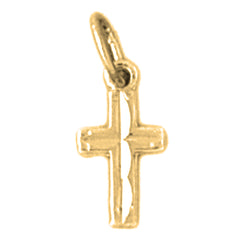 14K or 18K Gold Latin Cross Pendant