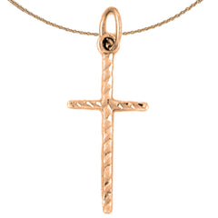 14K or 18K Gold Latin Cross Pendant