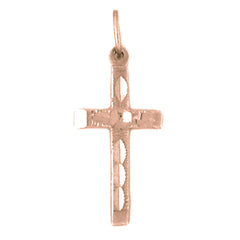 14K or 18K Gold Latin Cross Pendant