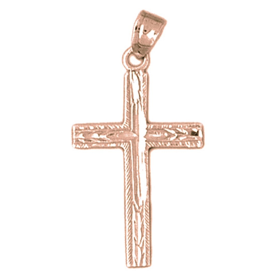 14K or 18K Gold Latin Cross Pendant