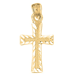 14K or 18K Gold Latin Cross Pendant