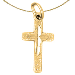 14K or 18K Gold Latin Cross Pendant