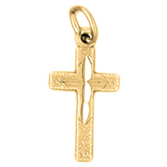 14K or 18K Gold Latin Cross Pendant