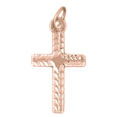 14K or 18K Gold Latin Cross Pendant