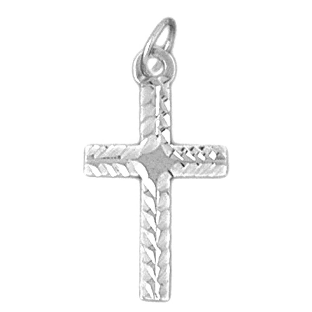 14K or 18K Gold Latin Cross Pendant