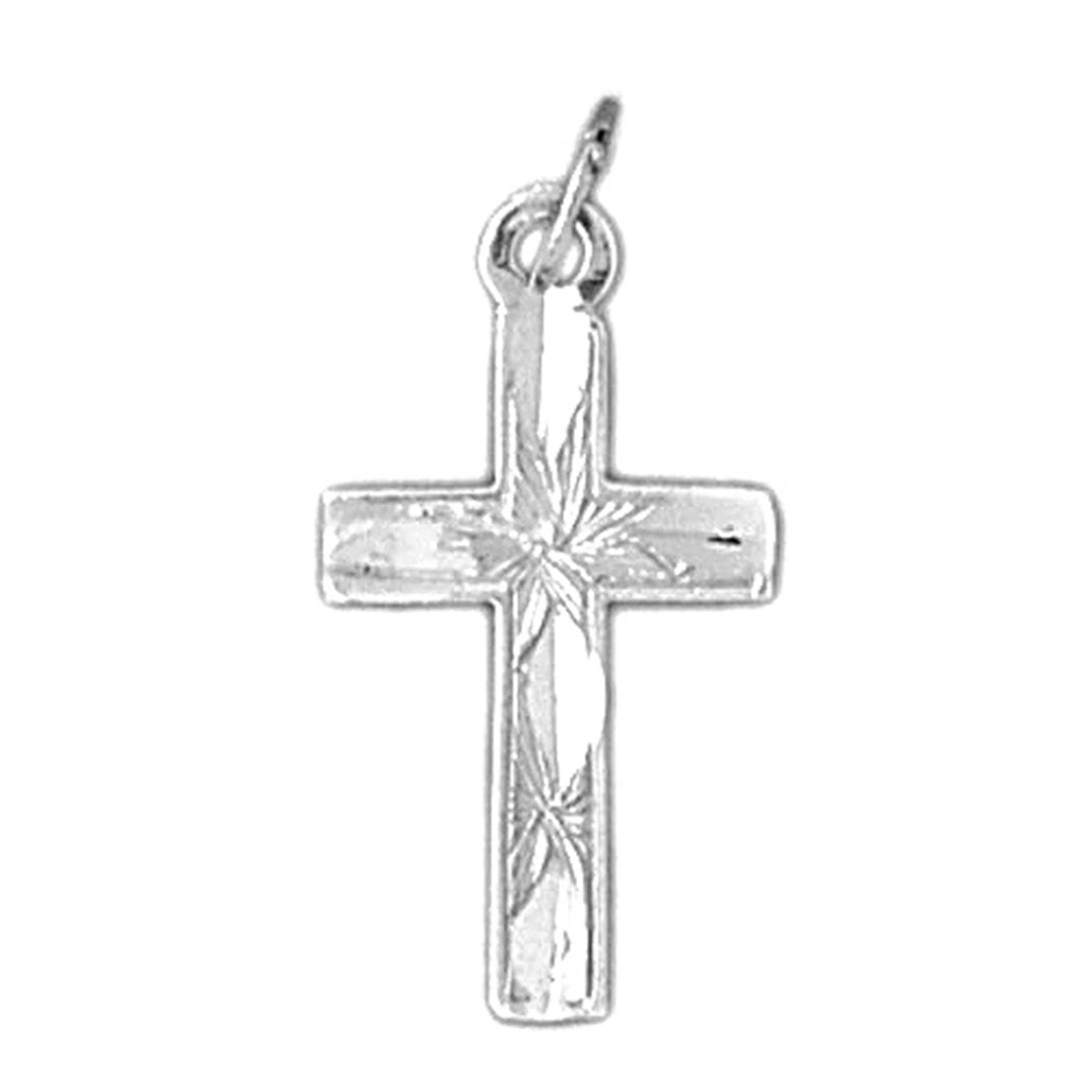 14K or 18K Gold Latin Cross Pendant