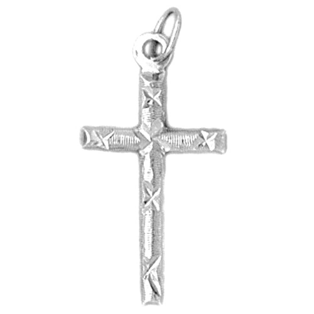 14K or 18K Gold Latin Cross Pendant