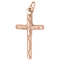 14K or 18K Gold Latin Cross Pendant