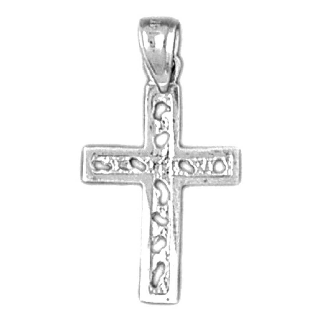 14K or 18K Gold Latin Cross Pendant