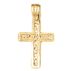 14K or 18K Gold Latin Cross Pendant