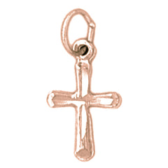 14K or 18K Gold Latin Cross Pendant