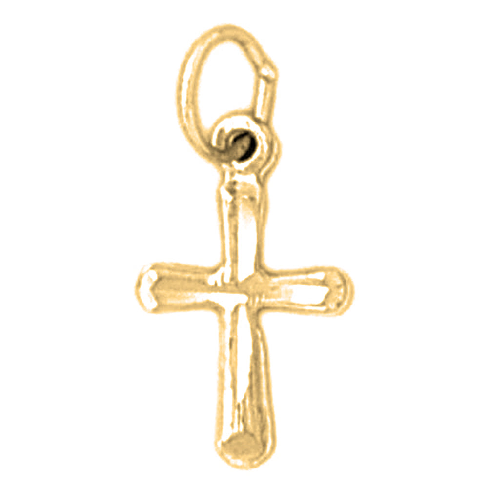 14K or 18K Gold Latin Cross Pendant