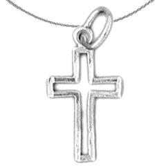 14K or 18K Gold Latin Cross Pendant