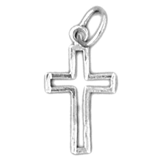 14K or 18K Gold Latin Cross Pendant