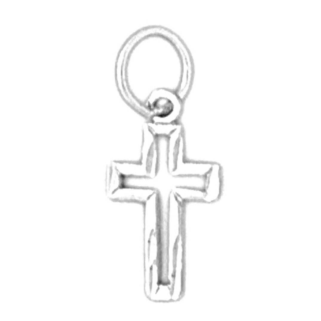 14K or 18K Gold Latin Cross Pendant