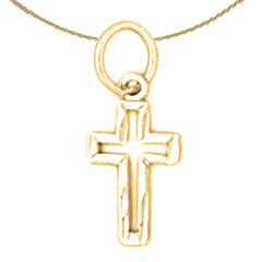 14K or 18K Gold Latin Cross Pendant