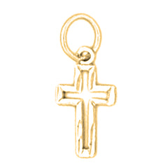 14K or 18K Gold Latin Cross Pendant