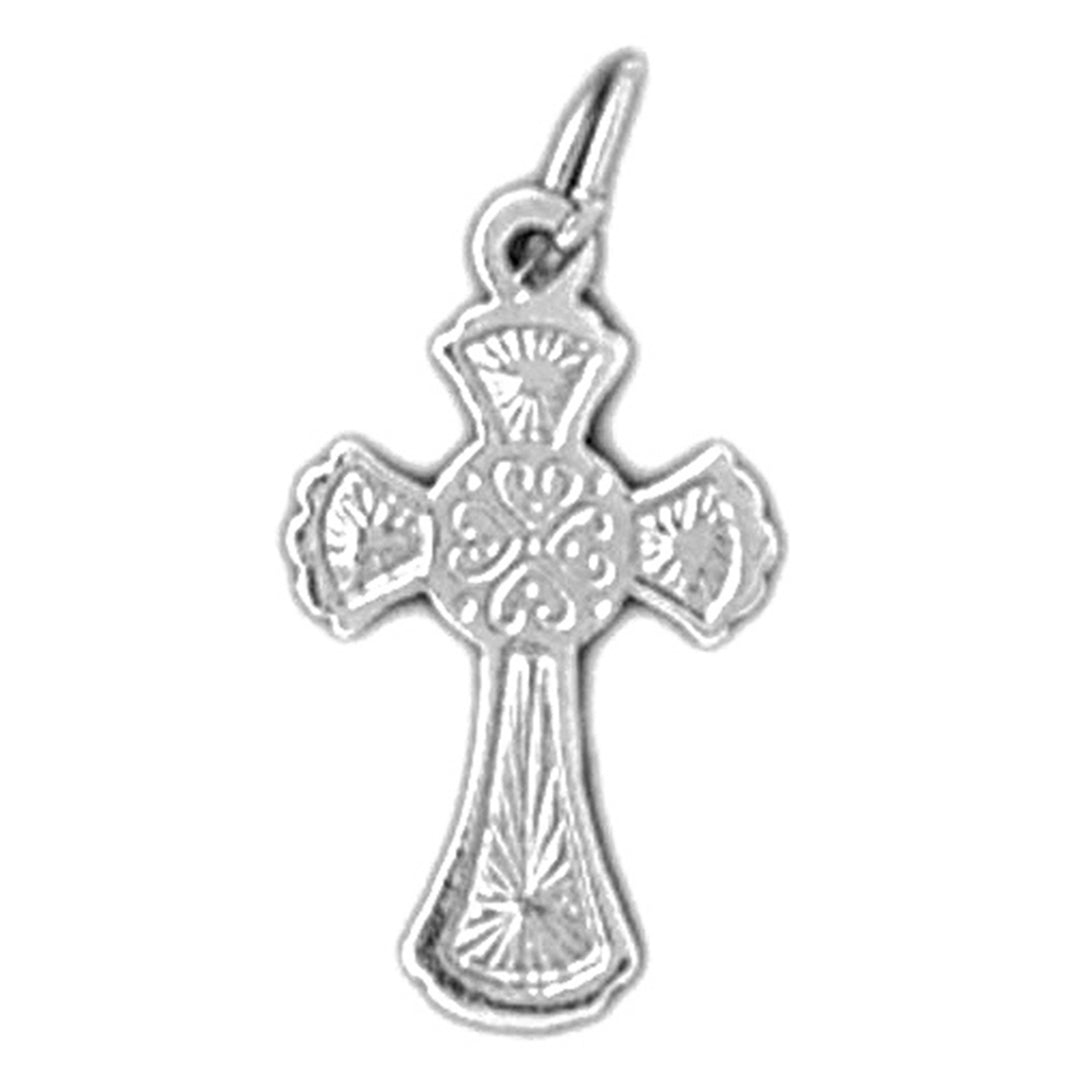 14K or 18K Gold Celtic Cross Pendant