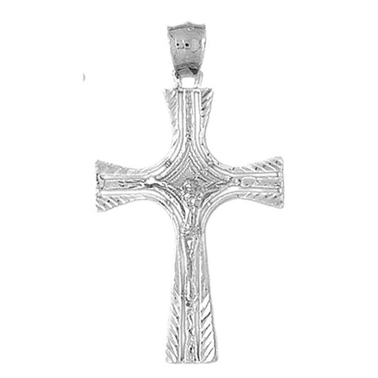 10K, 14K or 18K Gold Latin Crucifix Pendant