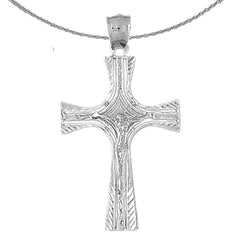 10K, 14K or 18K Gold Latin Crucifix Pendant