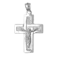 10K, 14K or 18K Gold Latin Crucifix Pendant