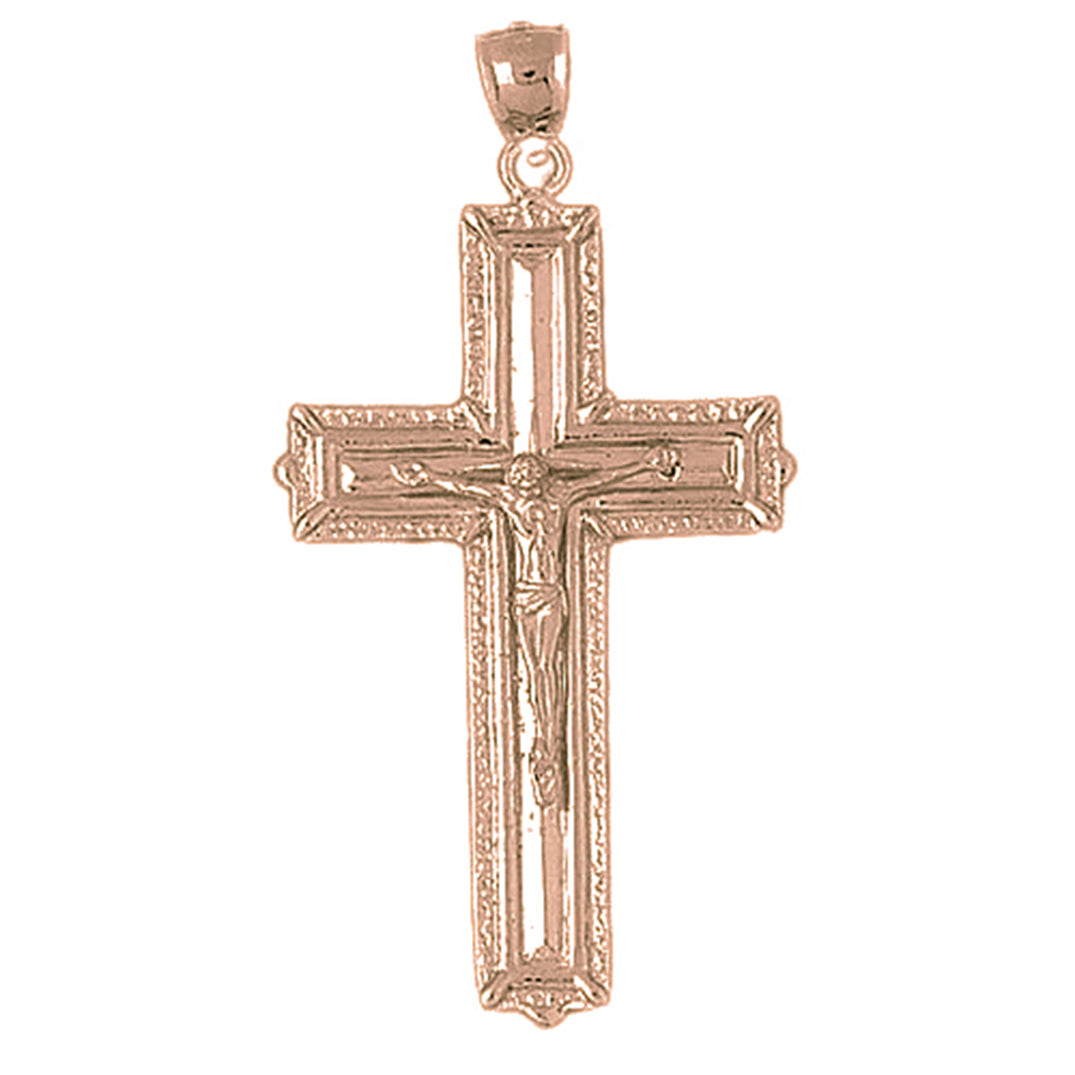 10K, 14K or 18K Gold Latin Crucifix Pendant