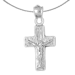 10K, 14K or 18K Gold Latin Crucifix Pendant