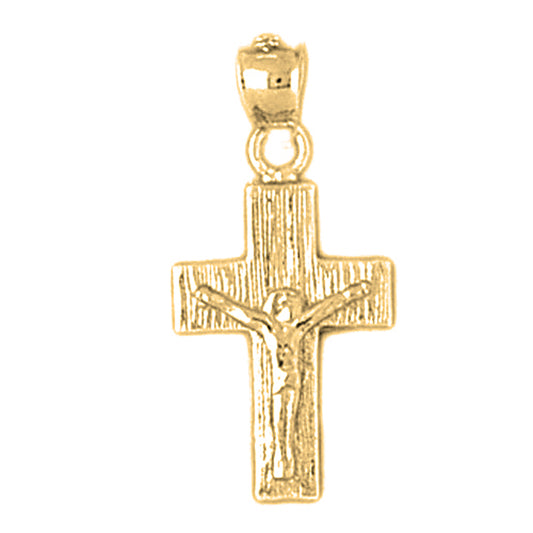 10K, 14K or 18K Gold Latin Crucifix Pendant