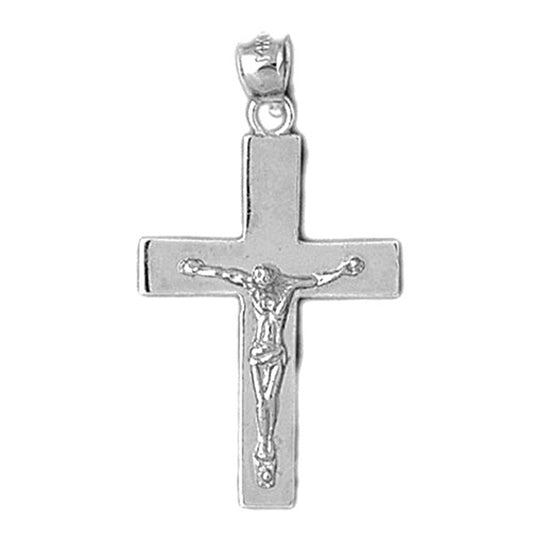 10K, 14K or 18K Gold Latin Crucifix Pendant