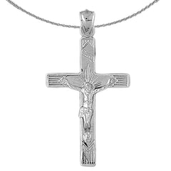 10K, 14K or 18K Gold Passion Crucifix Pendant