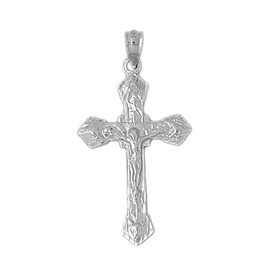 10K, 14K or 18K Gold Passion Crucifix Pendant