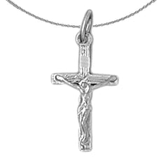 14K or 18K Gold Latin Crucifix Pendant